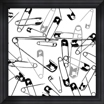 Framed Pin Jumble Print