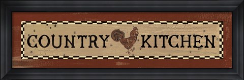 Framed Country Kitchen Print