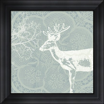 Framed Into the Woods Print