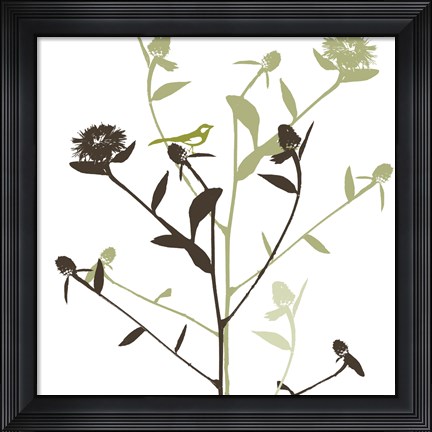 Framed Something in the Air Print