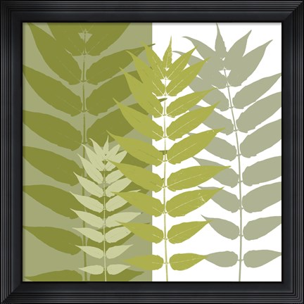 Framed Garden Greens Print