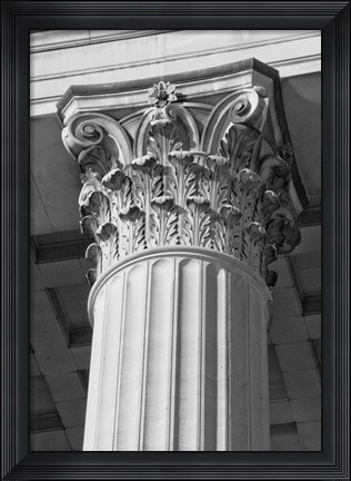 Framed Corinthian Column II Print