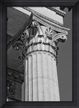 Framed Corinthian Column III Print