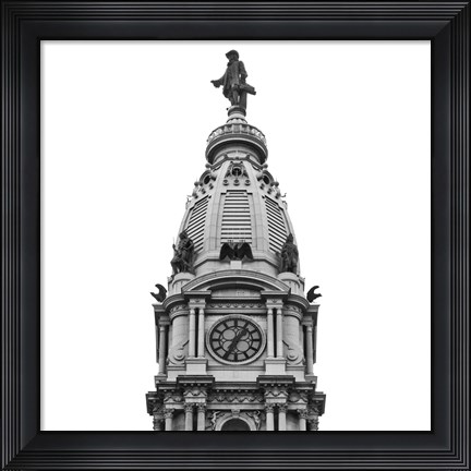 Framed City Hall Spire I Print