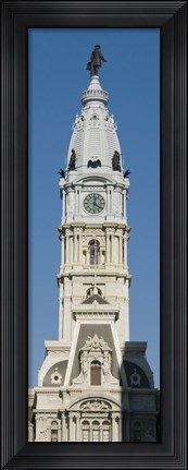 Framed City Hall (Blue Sky) Print