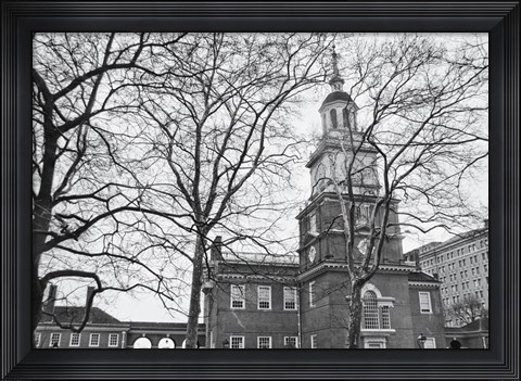 Framed Independence Hall (Horizontal) Print