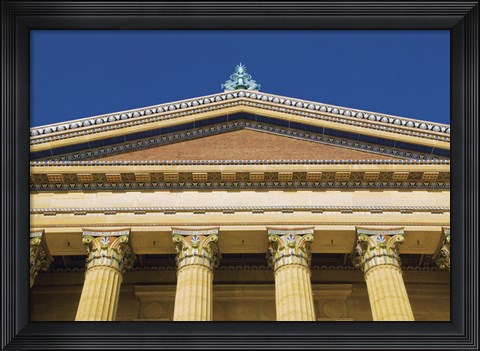 Framed Philadelphia Museum (Pediment II) Print