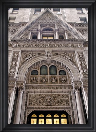 Framed Witherspoon Building (Midtown Village - Color) Print