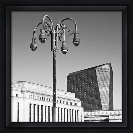 Framed Lamps Print
