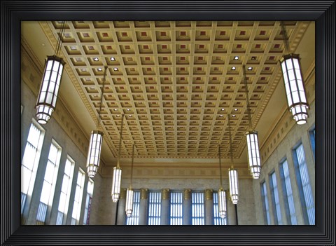 Framed Train Station Detail Print