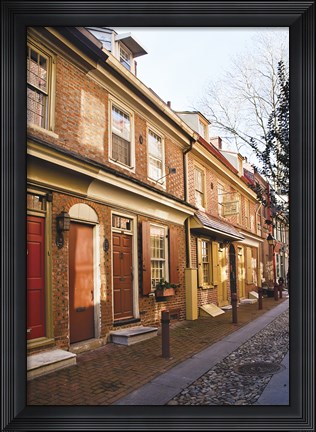 Framed Red Row II Print