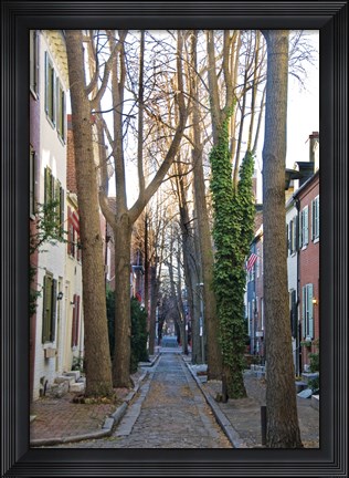 Framed Brick Road Print