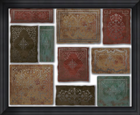 Framed Metal Patch II Print
