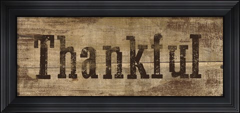 Framed Thankful Print