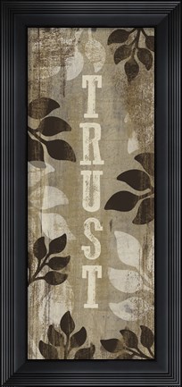 Framed Trust Print