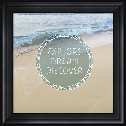 Framed Beachsay 1 Print