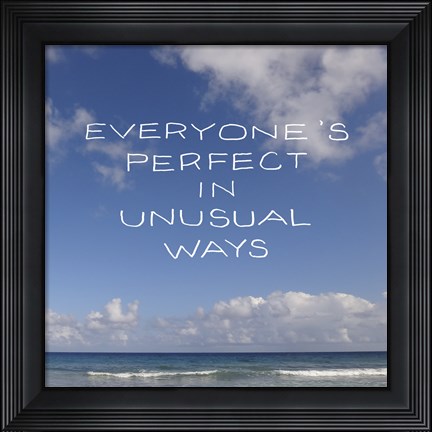 Framed Beachsay 3 Print