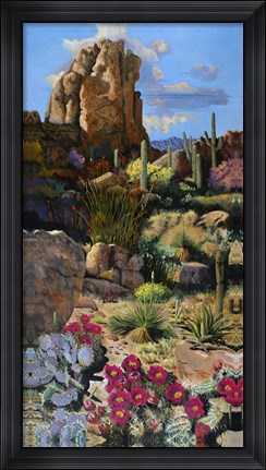 Framed Desert Oasis 1 Print