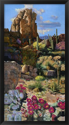 Framed Desert Oasis 1 Print