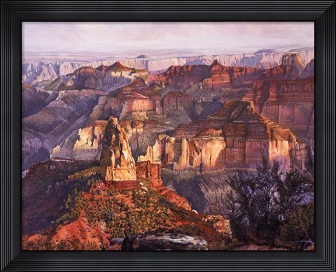 Framed Painted By the Sun Print