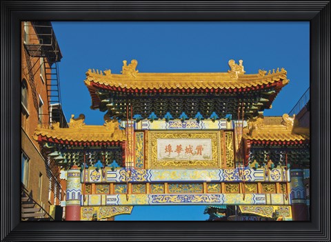 Framed Chinatown Arch Print