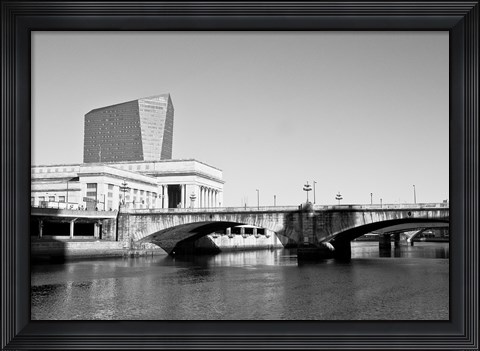 Framed River View Print