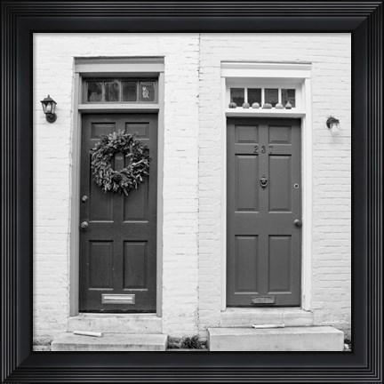 Framed Dual Doors Print
