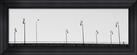 Framed Lamp Row Print