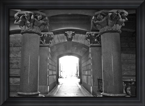Framed Light at the End of the Tunnel Print