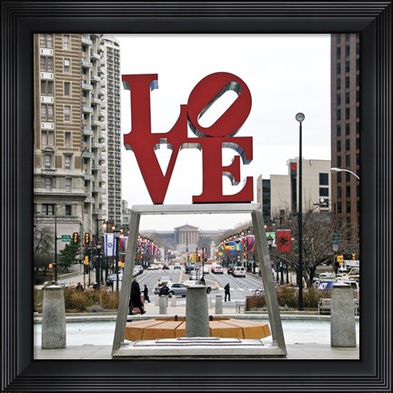 Framed LOVE (Color) Print
