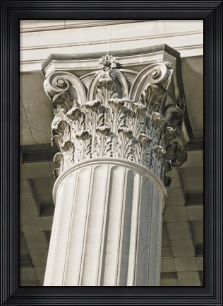 Framed Corinthian Column II (Color) Print
