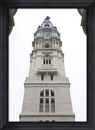 Framed City Hall Spire II (Color) Print