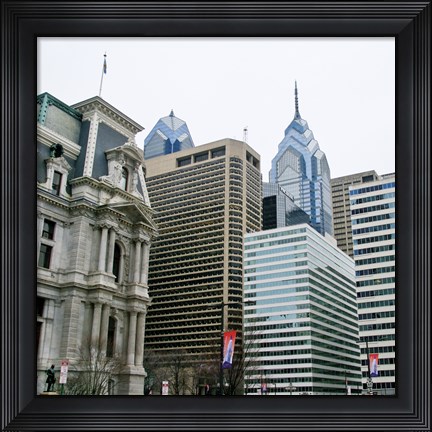 Framed Downtown Philly (Color) Print