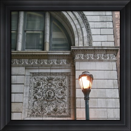 Framed Sculpture Wall I (Color) Print