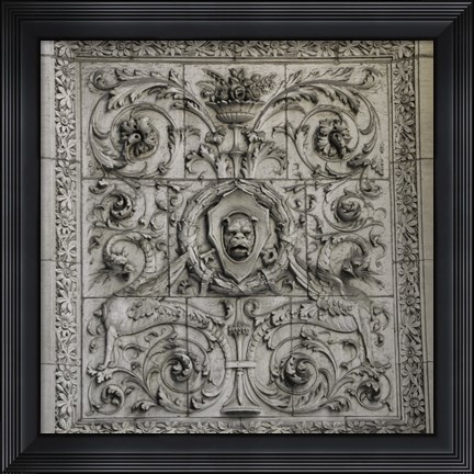 Framed Sculpture Wall II (Color) Print