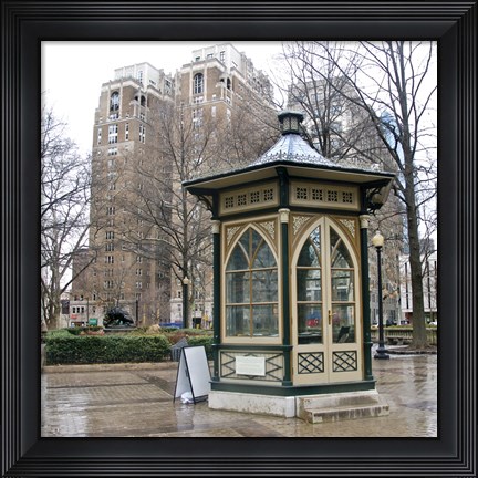 Framed Rittenhouse Square (Color) Print
