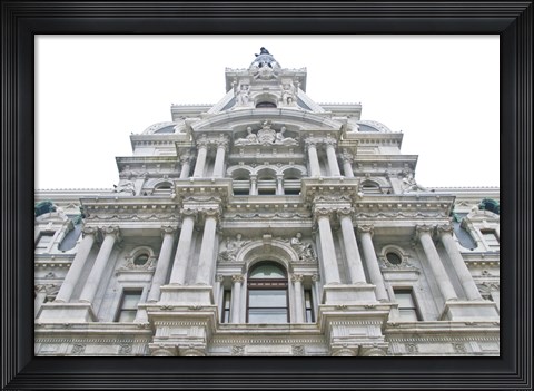Framed City Hall Facade (Color) Print