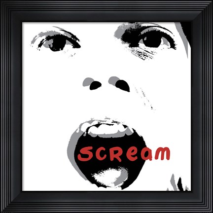 Framed Scream Print