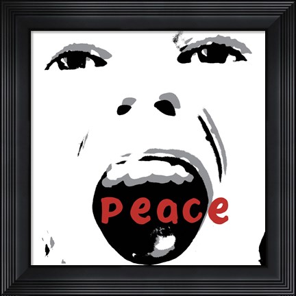 Framed Peace Print