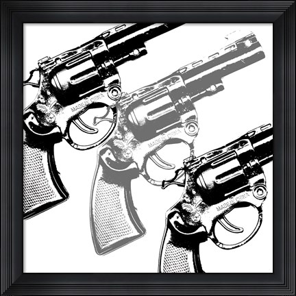 Framed Bang, bang Print