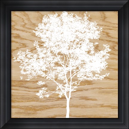 Framed Snowy Tree Print