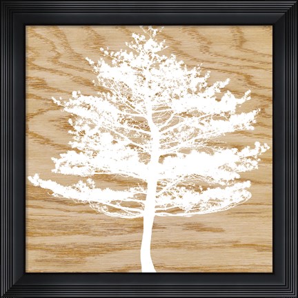 Framed Frosty Tree Print