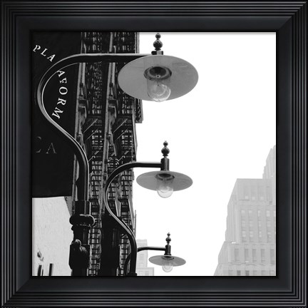 Framed Lamps (B&amp;W) Print