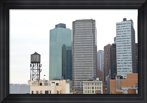 Framed Financial District Print