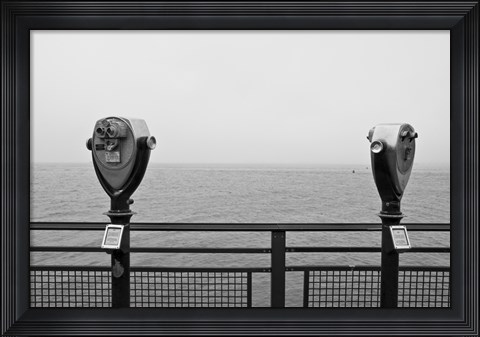 Framed Looking South (b/w) Print