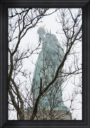 Framed Lady Liberty Print
