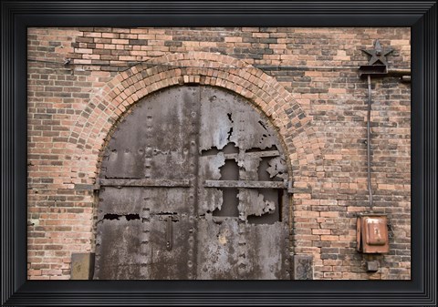 Framed Bricks and Arches II Print