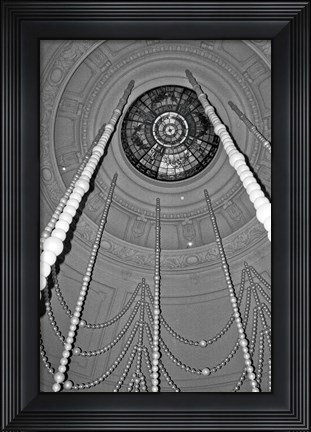 Framed Pearl Swag (detail) Print