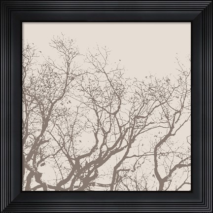 Framed Majesty II  (beige) Print