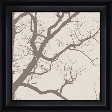 Framed Majesty IV  (beige) Print